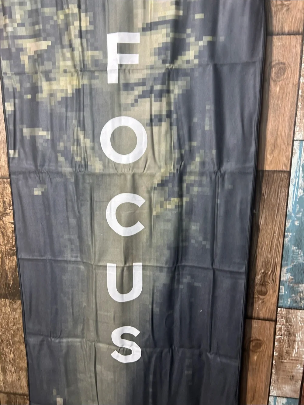 Focus motivational workout towel travel